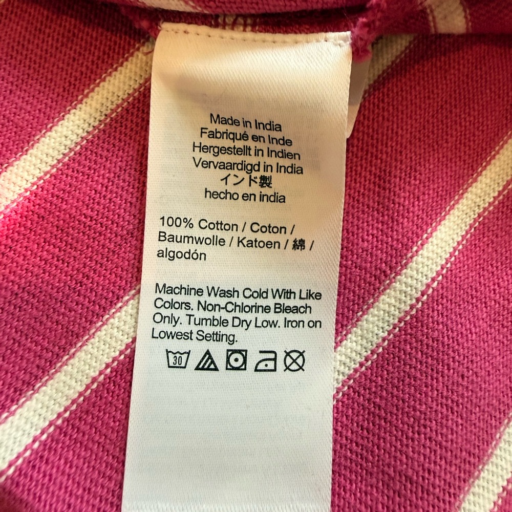 J. Crew Pink and White Striped Hoodie - Picture 3 of 4